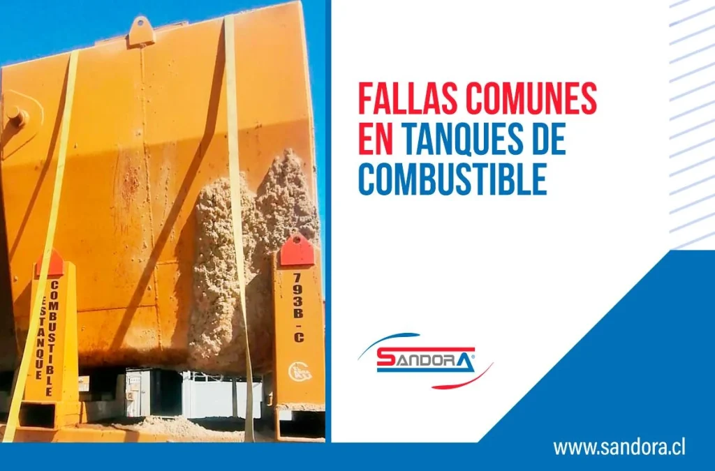 Los tanques de combustible pueden presentar una variedad de fallas como corrosión, fugas, fatiga, etc.