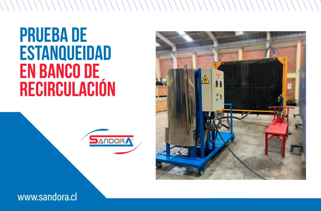 En Sandora, como parte de nuestros servicios de mantenimiento y reparación de radiadores, ejecutamos pruebas de estanqueidad en bancos de recirculación.
