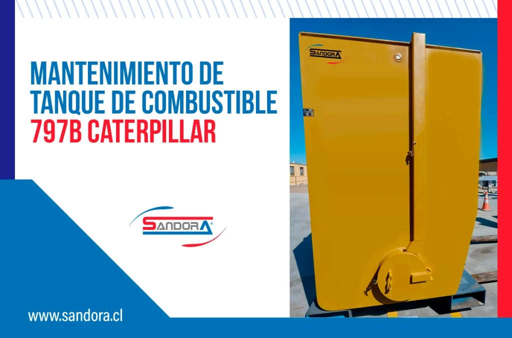 Recientemente, llevamos a cabo el mantenimiento de un tanque de combustible 797B Caterpillar para un destacado cliente.