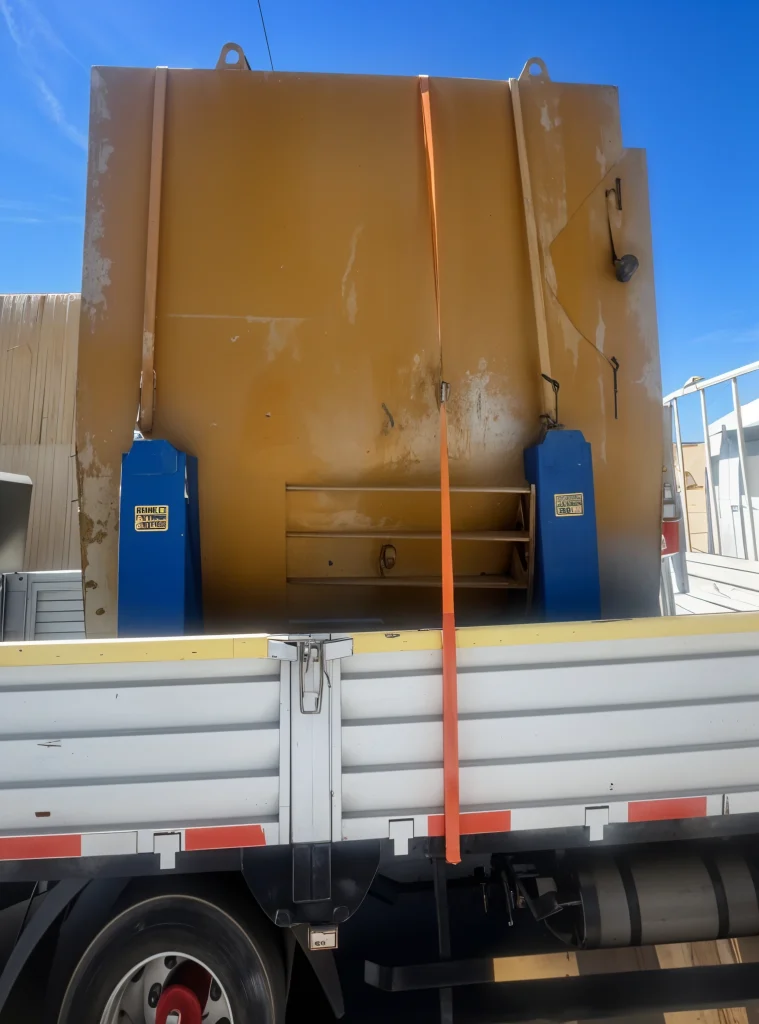 Recepcionamiento del tanque de combustible.